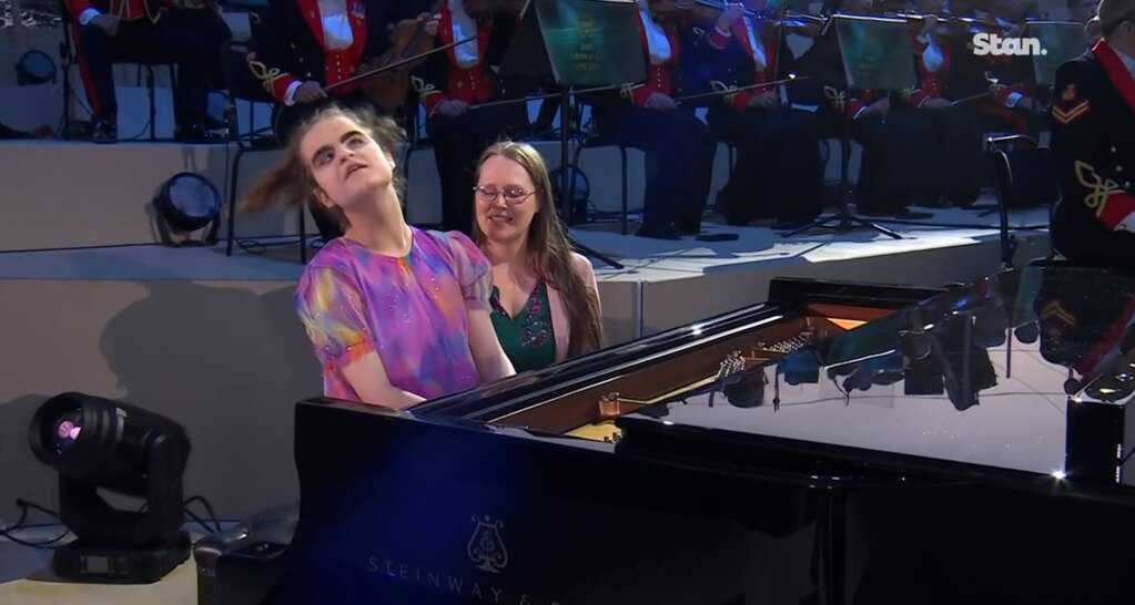 Thirteen-year-old Lucy Illingworth demonstrated why she won the UK’s television talent quest The Piano.