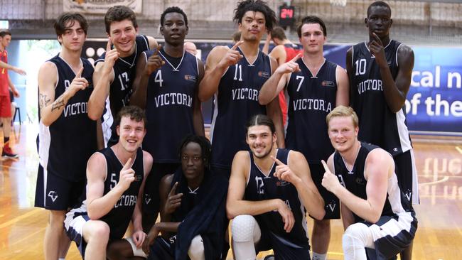 Victoria’s under-20 men’s team.   Picture: Basketball Victoria