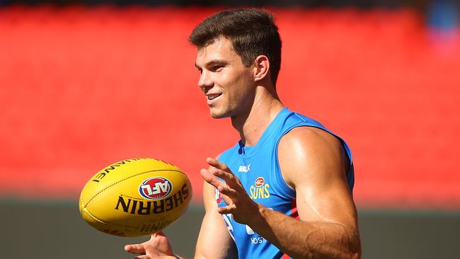 Suns midfielder Jaeger O'Meara is getting closer to a return. Picture: Getty Images
