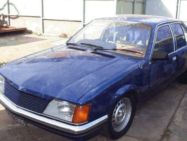 Rachelle Childs’ prized blue Holden Commodore.