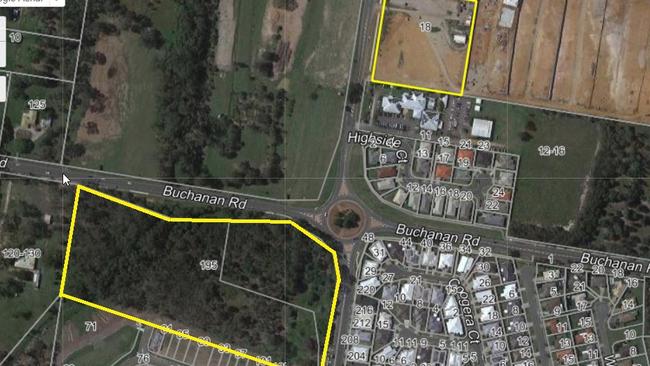 Buchanan Rd and Weier Rd, Morayfield developments. 