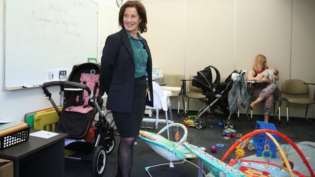 Mary Williams at the Brisbane Centre for Post Natal Disorders. Picture: David Kelly