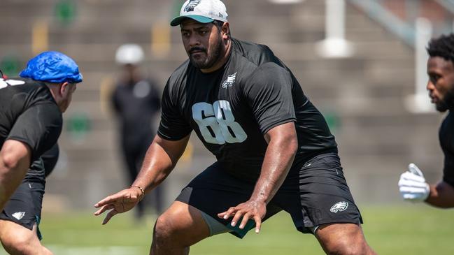 Jordan Mailata is set for a big season with the Philadelphia Eagles. Picture: Philadelphia Eagles