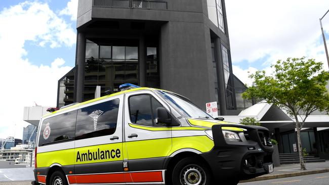 The toddler sustained serious head injuries and has been rushed to Queensland Children’s Hospital in a critical condition, a QAS spokeswoman said. Picture: NCA NewsWire / Dan Peled