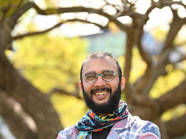 Greens Brisbane Mayor candidate Jonathan Sriranganathan. Picture: Lyndon Mechielsen/Courier Mail