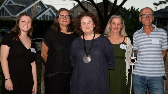 Left to right, Voices of Mackellar: Patti Burton, Rebecca Clarke, Leonie Scarlett, Maree Nutt and Adam Hodgson. Picture: Danny Wald / CreativeXposure.