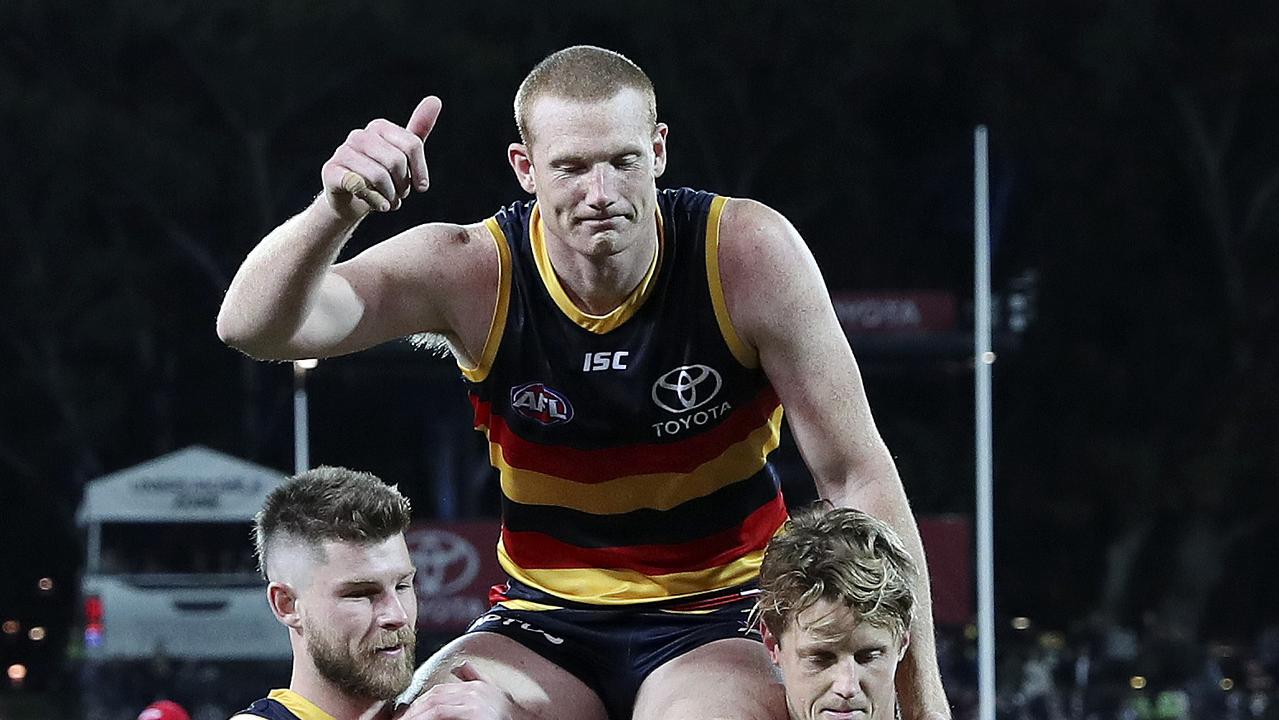 Sam Jacobs will leave Adelaide at the end of the season. Photo: Sarah Reed.