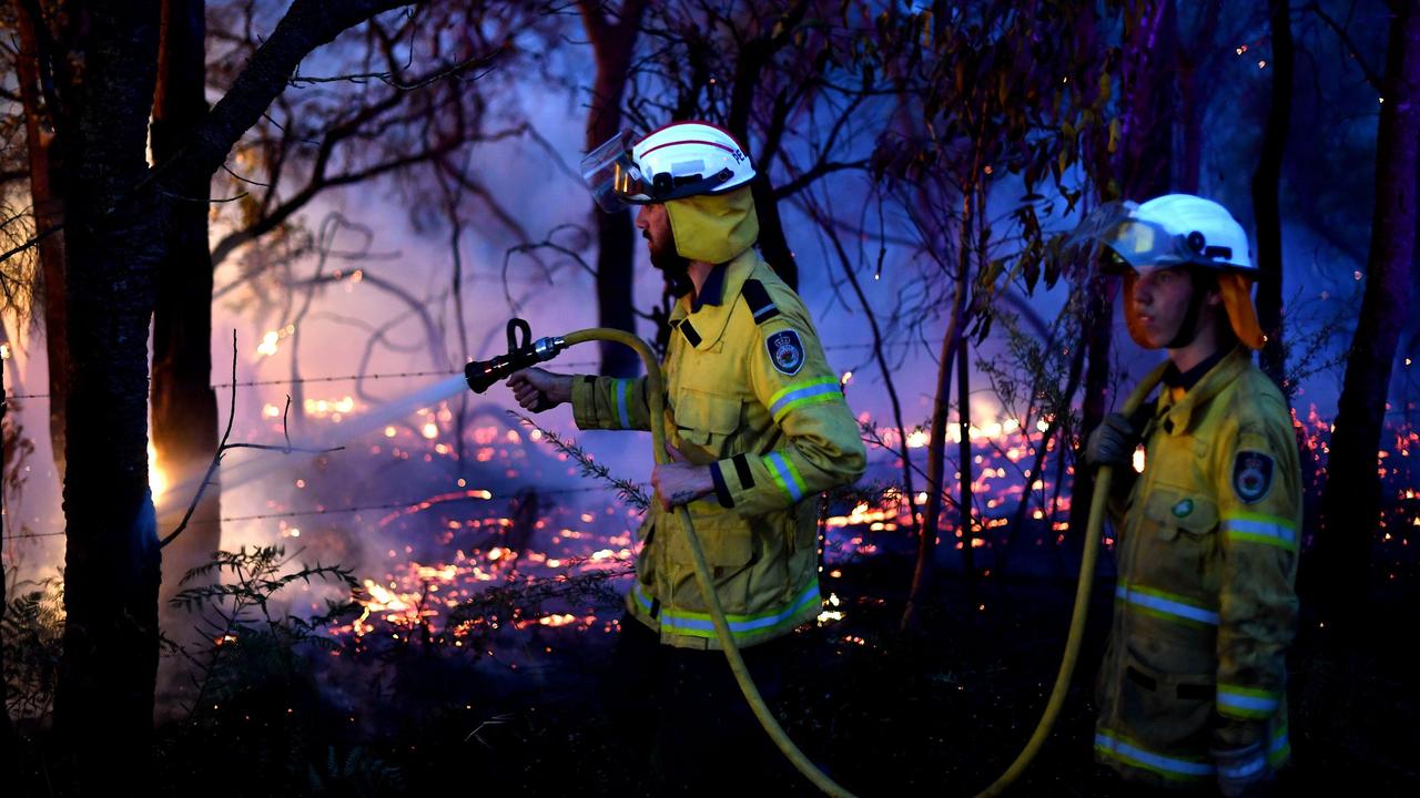 Fire crews are preparing for horror conditions across NSW on Tuesday. Picture: Saeed Khan/AFP
