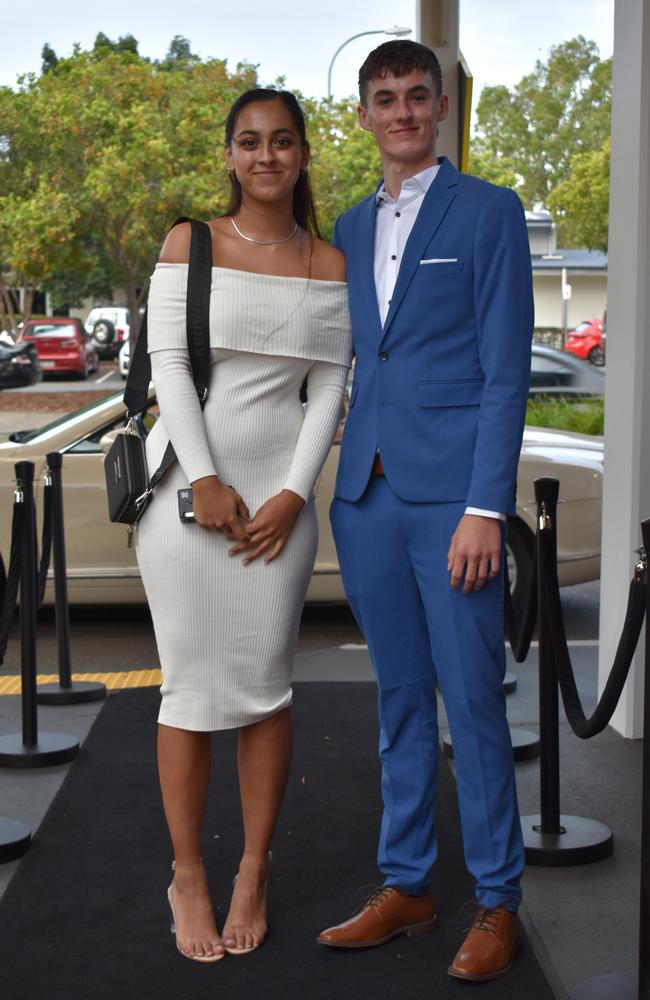 Ella Rose and Hayden Norton at the Burnside State High School formal 2023.