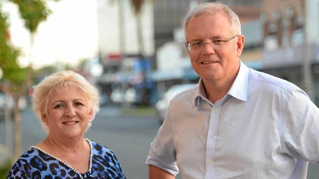 Capricornia MP Michelle Landry with Prime Minister Scott Morrison.