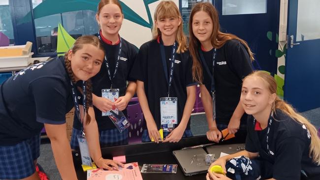 Alstonville Public School students Breanna Steine, Claire Foster,Sofia Crethar, Asha Kincade, and Charli Glass have formed the MVP's to compete with other schools across the state in the Game Changer Challenge.