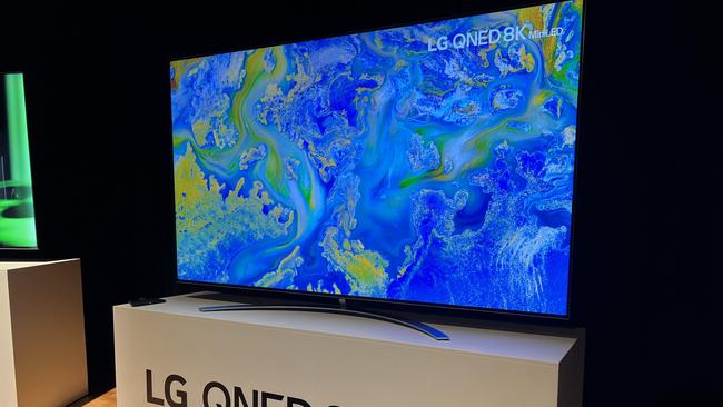 QNED Mini LED TVs are priced at around $3000. Picture: Elly Awesome