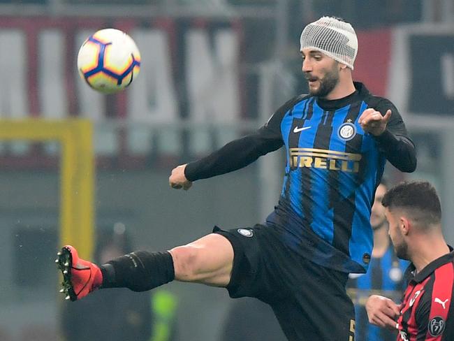 Inter Milan's Roberto Gagliardini. Picture: Miguel Medina/AFP