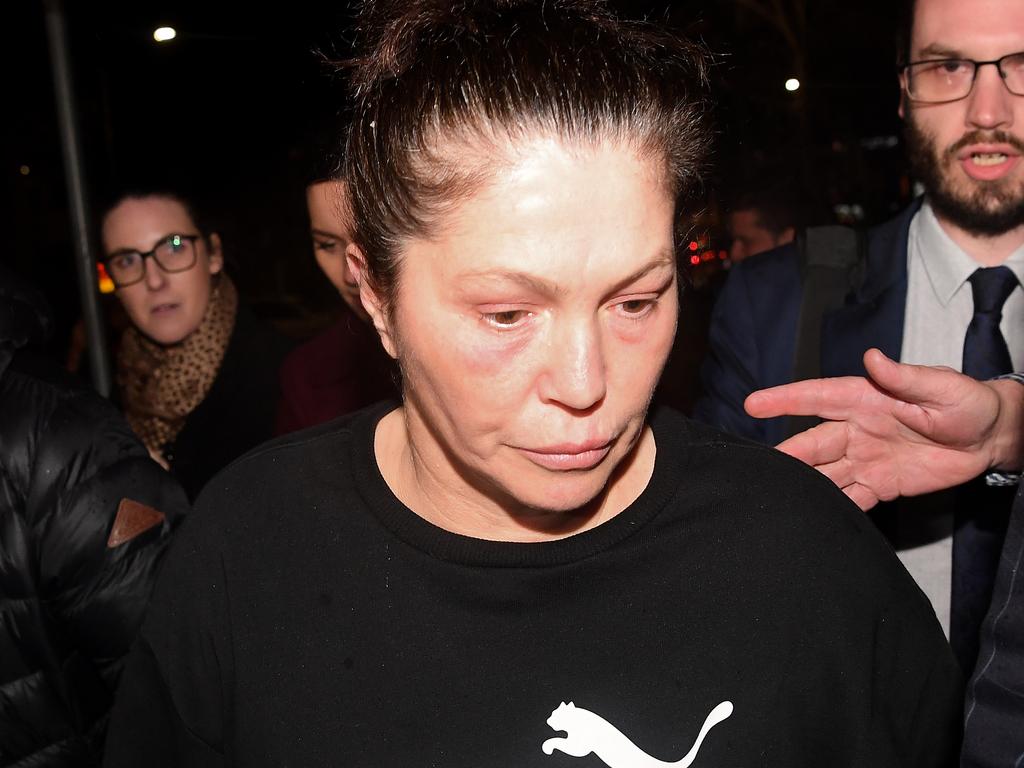 Roberta Williams after being granted bail over a kidnapping charge this week. Picture: James Ross/AAP