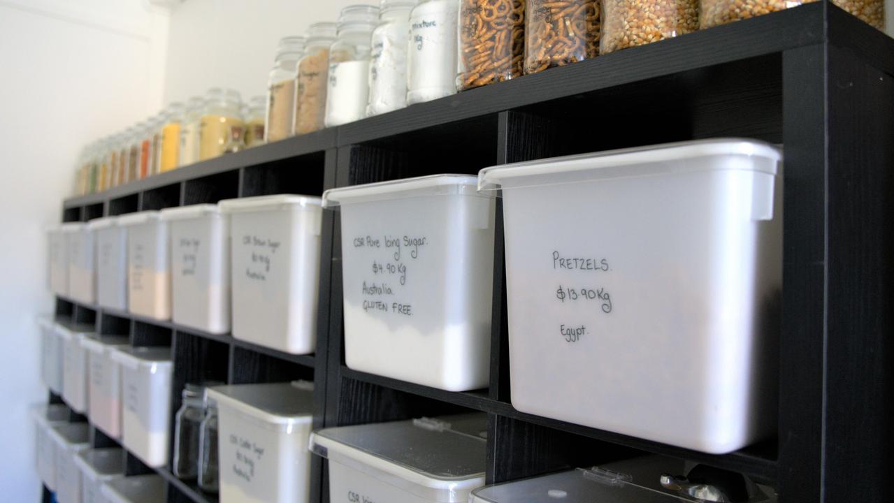 Greener Pantry is a new store on Mellor St in the heart of Gympie, which seeks to reduce plastic waste and food waste. Customers are encouraged to bring their own containers and only buy what they need. Picture: Christine Schindler