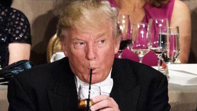 Donald Trump downs 12 Diet Cokes a day. Picture: Getty Images.