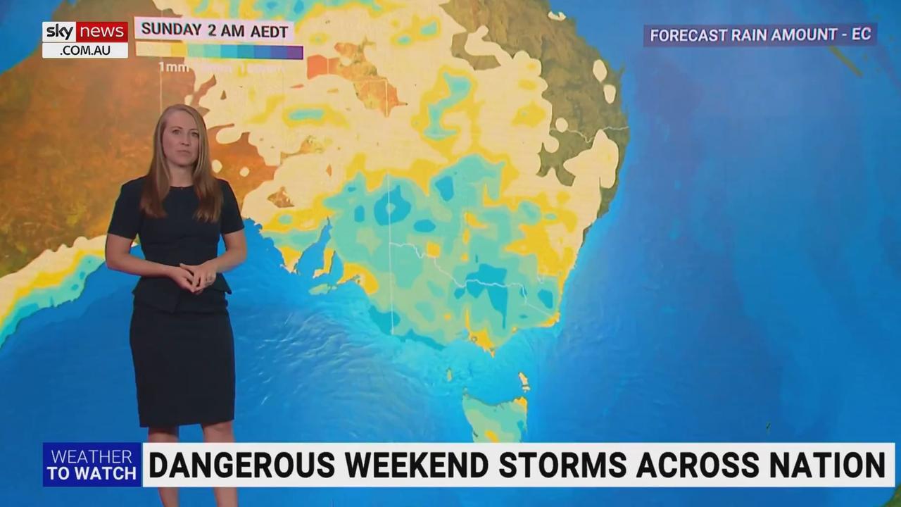 Weather Intense Thunderstorms Hit Sa Massive Rain Band To Smash Five States Daily Telegraph 6532