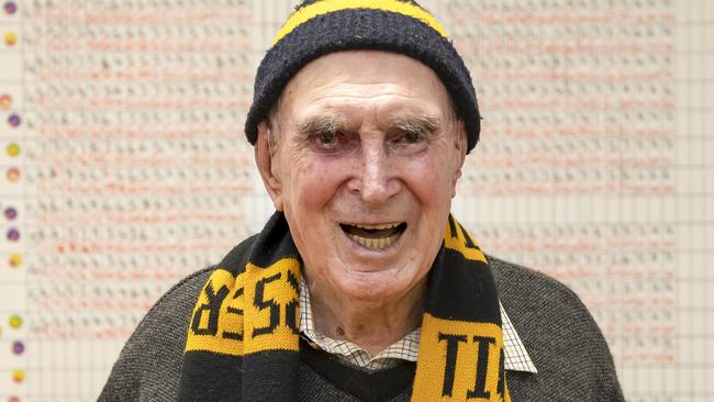 Mr Nelson is a huge Richmond fan. Picture: Andy Brownbill