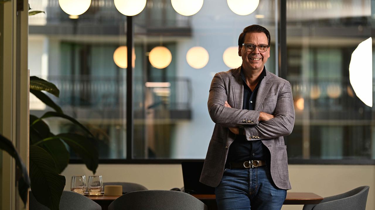 De Luca Corporation managing director Nic De Luca in his office in Milton, Brisbane.