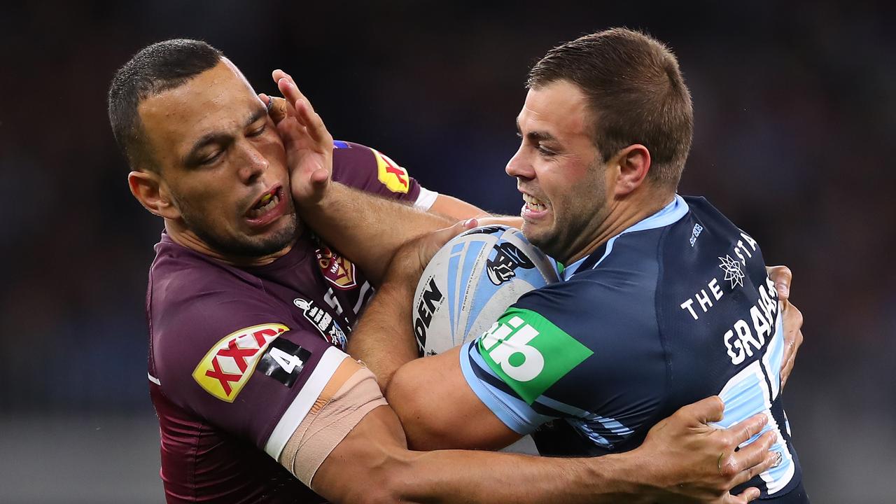 Super-sub: Wade Graham looks primed to earn the NSW No.6 jersey for game three. (Photo by Cameron Spencer/Getty Images)