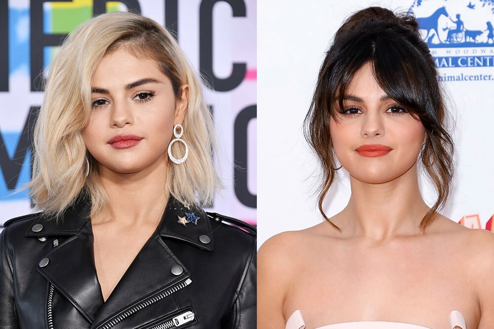 <h2><strong>Selena Gomez </strong></h2><p>Gomez went for a cool icy blonde hue for a hot minute in 2017. As interesting as it was, she went back to a warm-toned brunette.</p>