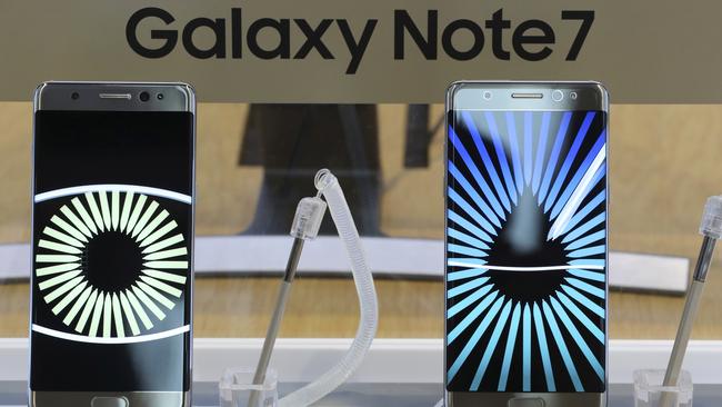 Samsung Electronics’ decision to recall and stop production on the Galaxy Note7 will cost it a lot money. Picture: AP Photo/Lee Jin-man