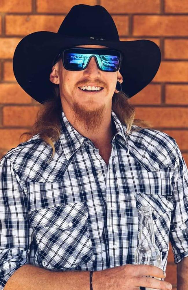 Damian 'Damo' Taylor died in a collision between a quad bike and motorbike on the Finke Track near Alice Springs on Friday, April 7, 2023.