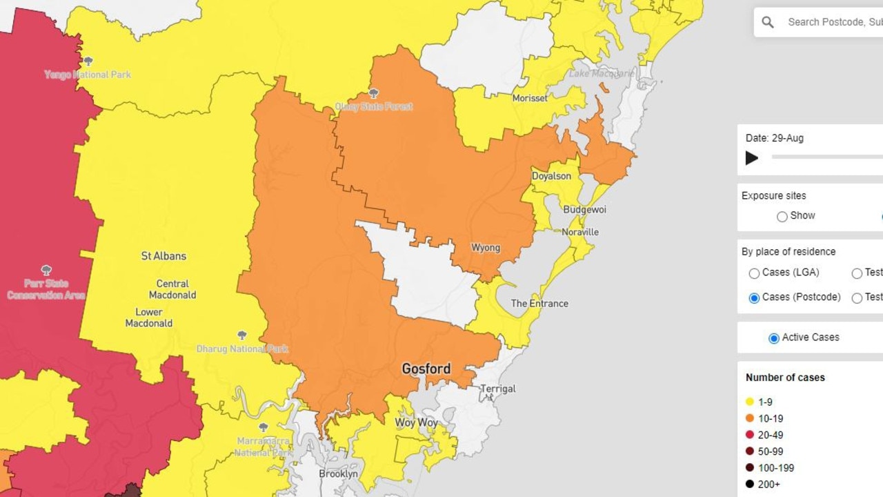 Central Coast Covid: Seven new cases recorded, all ‘infectious’ | Daily ...