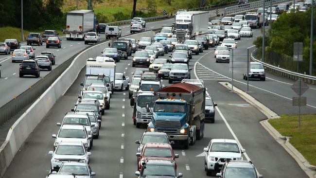 The M1 can get quite congested Photo: David Clark