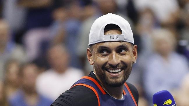 Kyrgios is getting paid. (Photo by Sarah Stier/Getty Images)