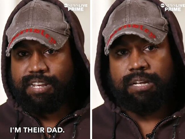 Kanye makes public plea to Kim about their kids' education in new TV interview