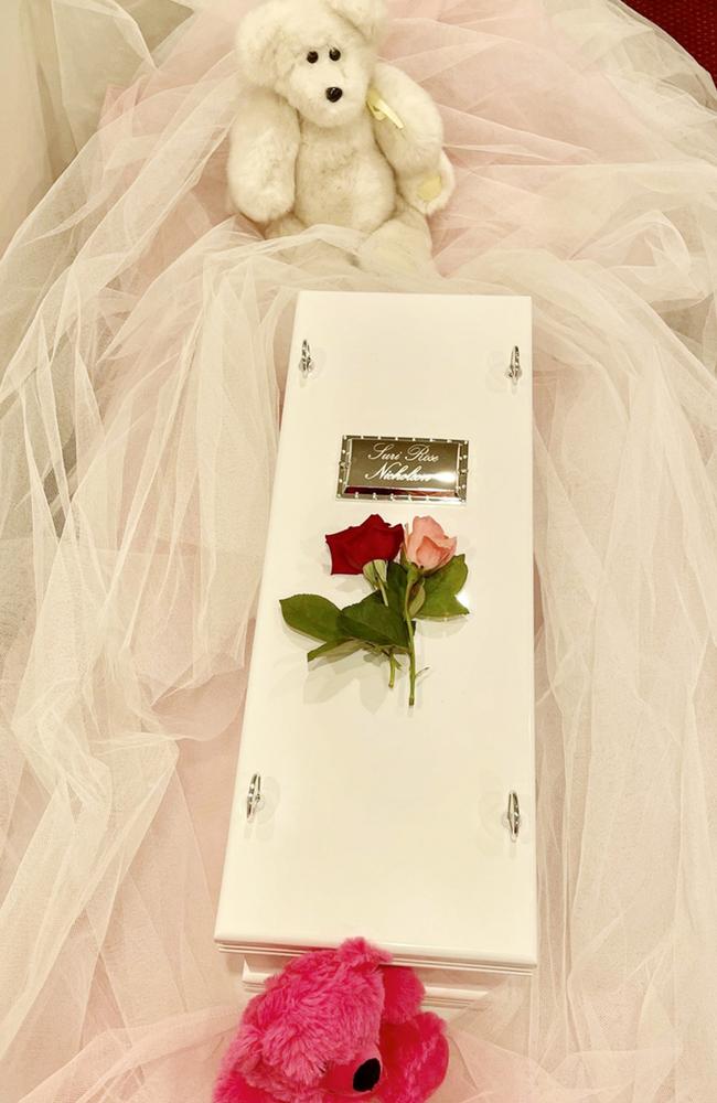 Suri Rose’s coffin