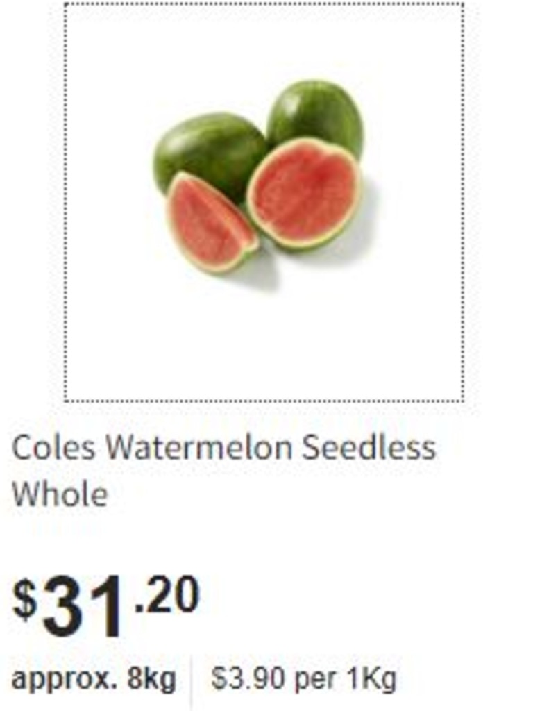 Customer slams Woolworths, Coles for the price of their watermelons ...