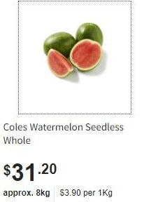 Coles are similarly priced. Picture: Coles