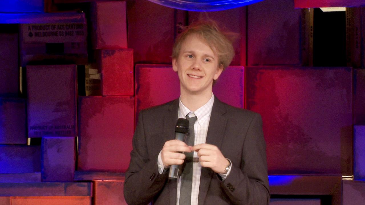Comedian Josh Thomas realised he was autistic while filming show Everything’s Gonna Be Okay. Picture: ABC2