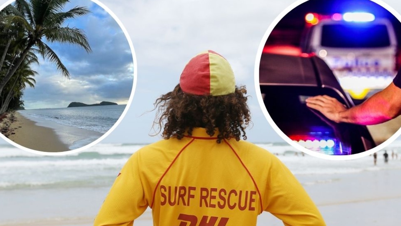 Moment surf lifesavers allegedly rammed by stolen vehicle