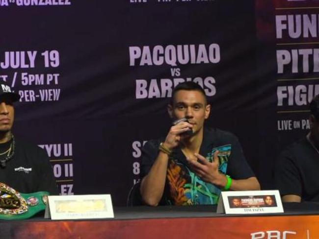 Tszyu v Fundora press conference