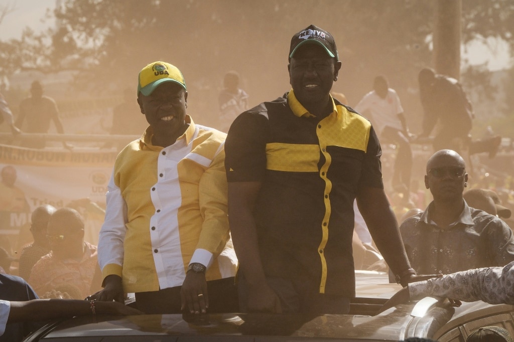 Rigathi Gachagua (left) was President William Ruto's running mate in the 2022 election