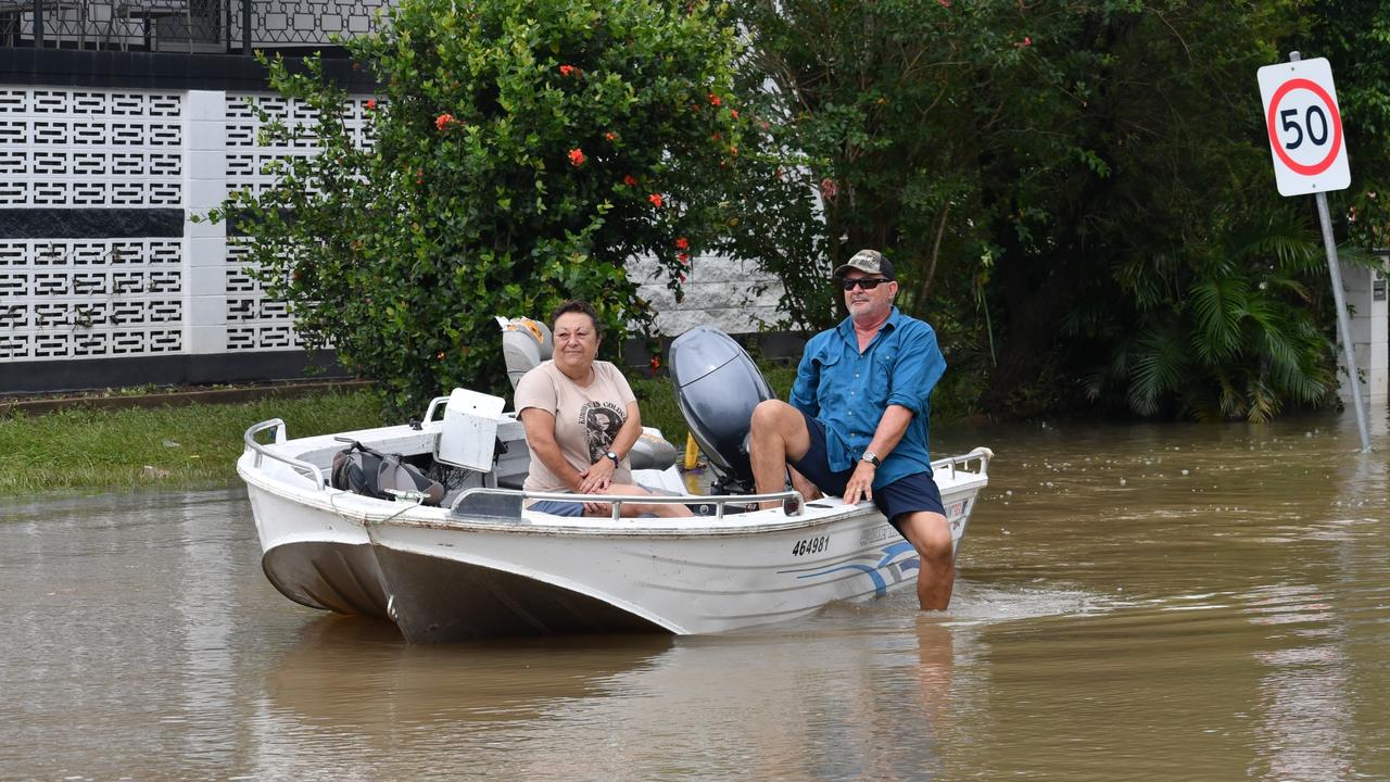 Photographs from the flooding disaster in Ingham, Hinchinbrook, North Queensland, on Wednesday. Picture: Cameron Bates