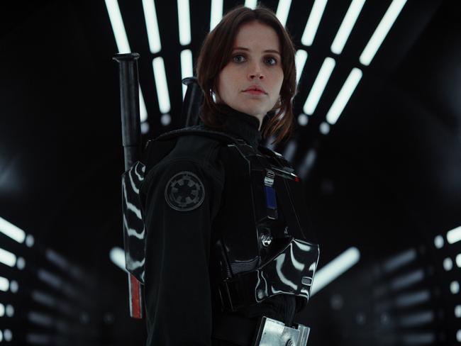 Felicity Jones as Jyn Erso in a scene from the film Rogue One: A Star Wars Story, which is released on December 15. Picture: Lucasfilm LFL