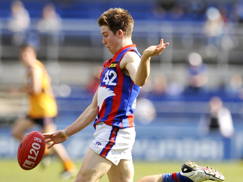 He took his form back to the TAC Cup where Oakleigh fell agonisingly short of a flag in a grand final defeat to Sandringham. Picture: Robert McKechnie