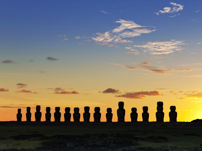 It’s now thought that the population of Easter Island were victims of environmental change.