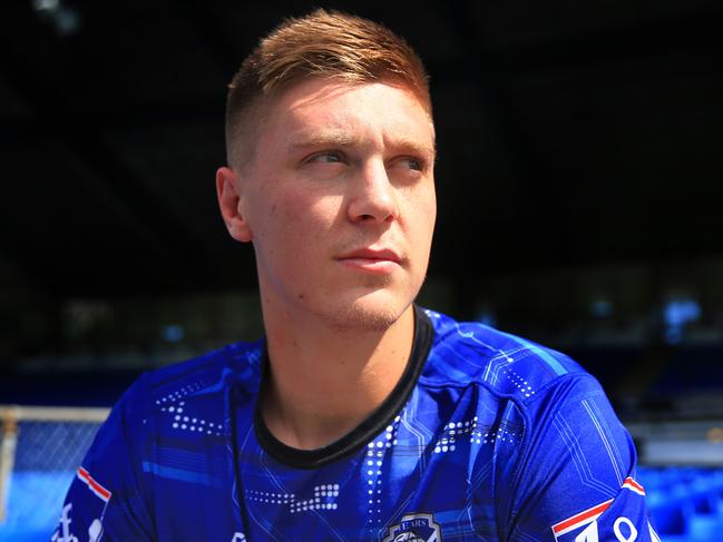 Shaun Lane at a Canterbury Bulldogs media session at Belmore Sports Ground. pic Mark Evans