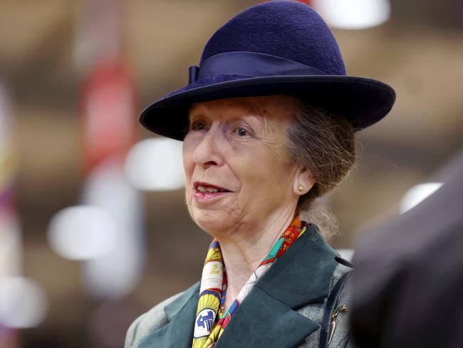 GLOUCESTER, ENGLAND - JULY 12: Princess Anne, Princess Royal visits the Riding for the Disabled Association (RDA) National Championships at Hartpury University and Hartpury College on July 12, 2024 in Gloucester, England. The RDA is celebrating its 55th anniversary this year. Her Royal Highness has been the Patron of the RDA since November 1971 and assumed the role of President in March 1986. (Photo by Cameron Smith/Getty Images)