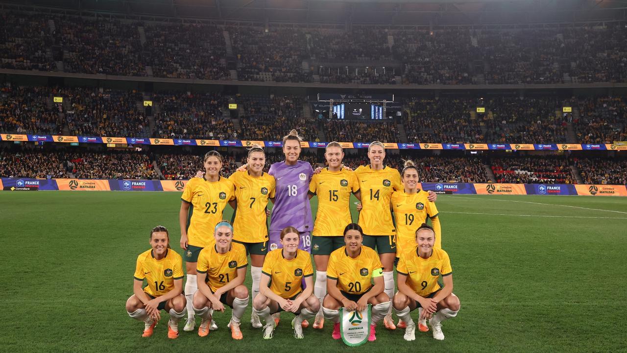 Matildas defeat France in Women’s World Cup 2023 warm up Photo shows
