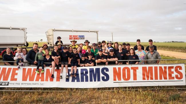 Mine Free Mallee Farms, Mine Free Wimmera Farms, and Dunmunkle Land Protection Group oppose mining projects in the region. Picture: Rachel Simmonds
