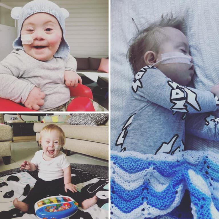 My amazingly brave son Grayson who just turned 1. He’s just been through 2 open heart surgeries and a major stomach surgery in the last month and he still manages to put a smile on everyone’s face with this cheeky smile and giggle that lights up the whole room. He’s our superhero. QLD's Cutest Babies. Picture: Julia Laine