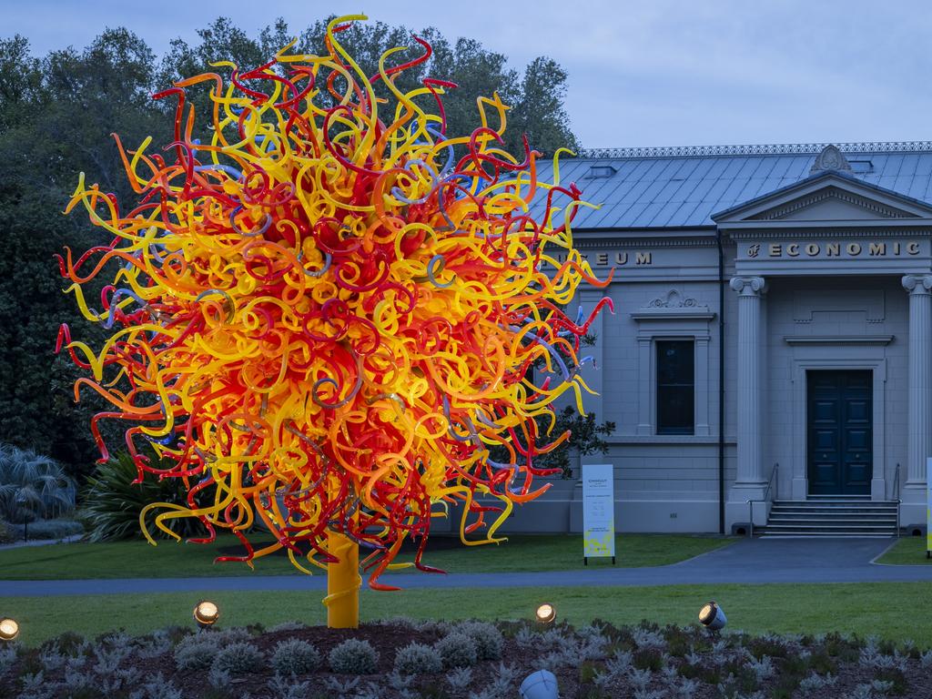 Dale Chihuly, The Sun at Adelaide Botanic Garden. Picture: Nathaniel Willson