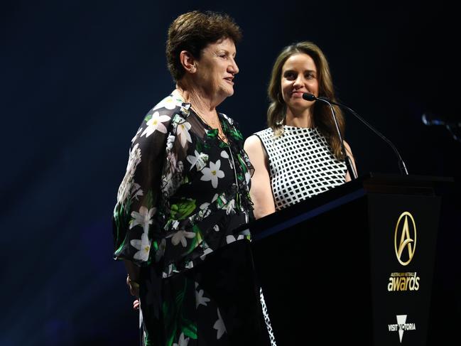 Jill McIntosh won the Legend of Australian Netball award this year. Picture: Graham Denholm/Getty Images