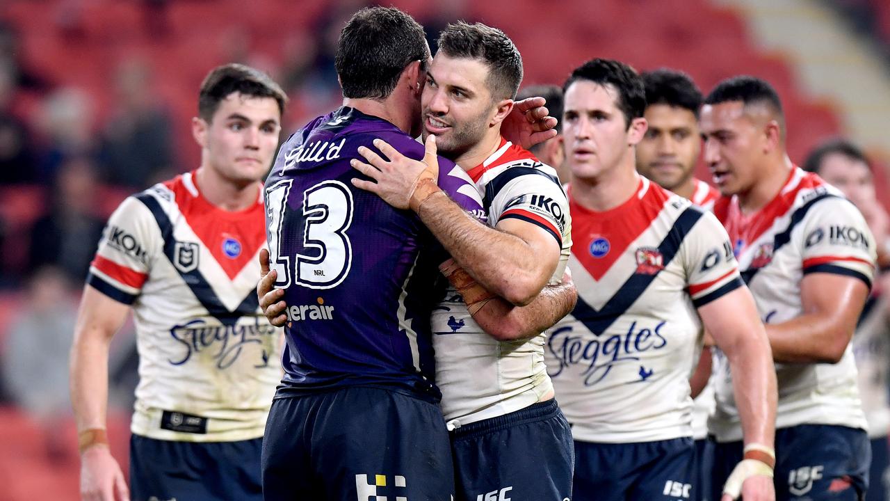 The Roosters and the Storm were both in the top five teams players love to beat.